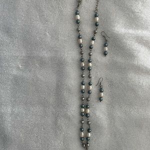 Necklace and earrings
